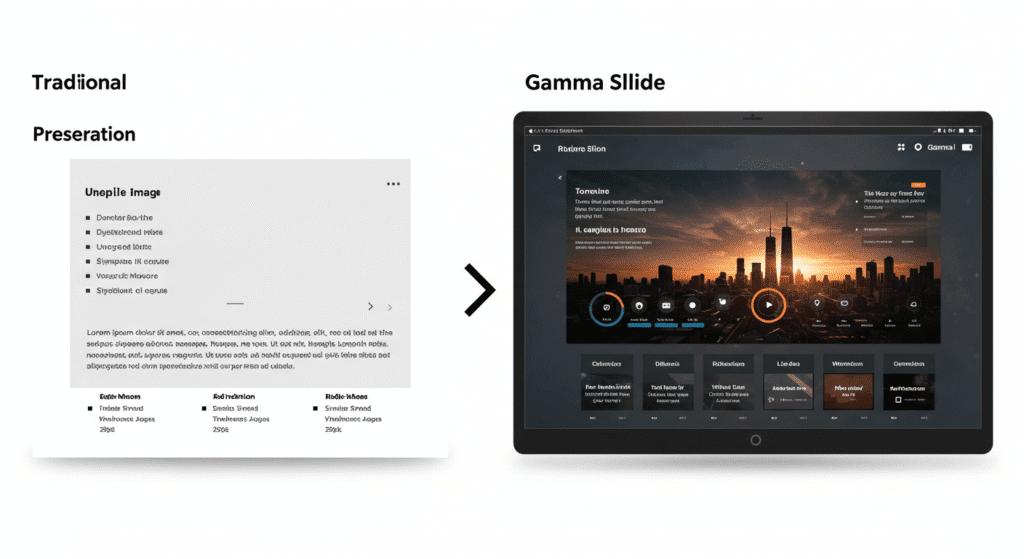 Gamma AI UI